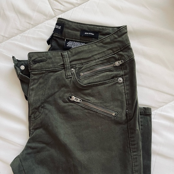 Kenneth Cole hunter green pants size 2 - Picture 2 of 5